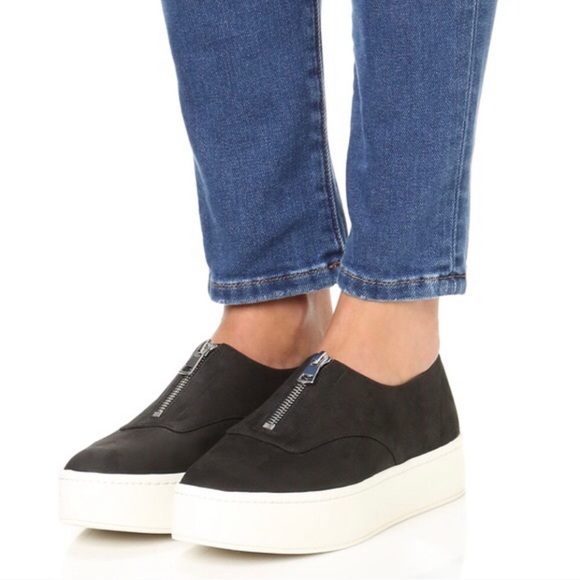 Vince Shoes - VINCE zip up platform sneakers